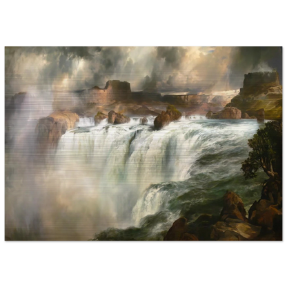 Shenandoah River - Thomas Moran Brushed Aluminum Print - 70x100 cm / 28x40 inches | Thomas Moran Aluminum Print | Thomas Moran Prints