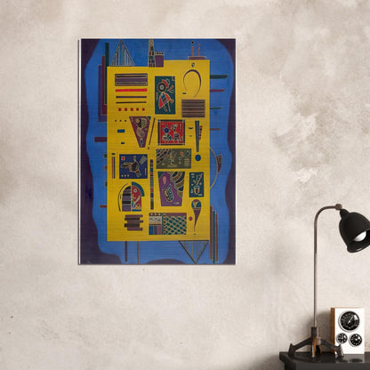CONGLOMERAT 1943 - Wassily Kandinsky Brushed Aluminum Print - 70x100 cm / 28x40 inches | Wassily Kandinsky Aluminum Print | Wassily Kandinsky Prints