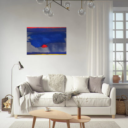 Provincetown - 1964 - Helen Frankenthaler Brushed Aluminum Print - 70x100 cm / 28x40 inches | Helen Frankenthaler Aluminum Print | Helen Frankenthaler Prints