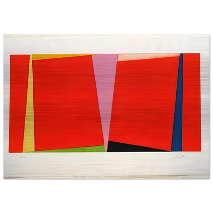 Untitled - 1970 - Larry Zox Brushed Aluminum Print - 70x100 cm / 28x40 inches | Larry Zox Aluminum Print | Larry Zox Prints