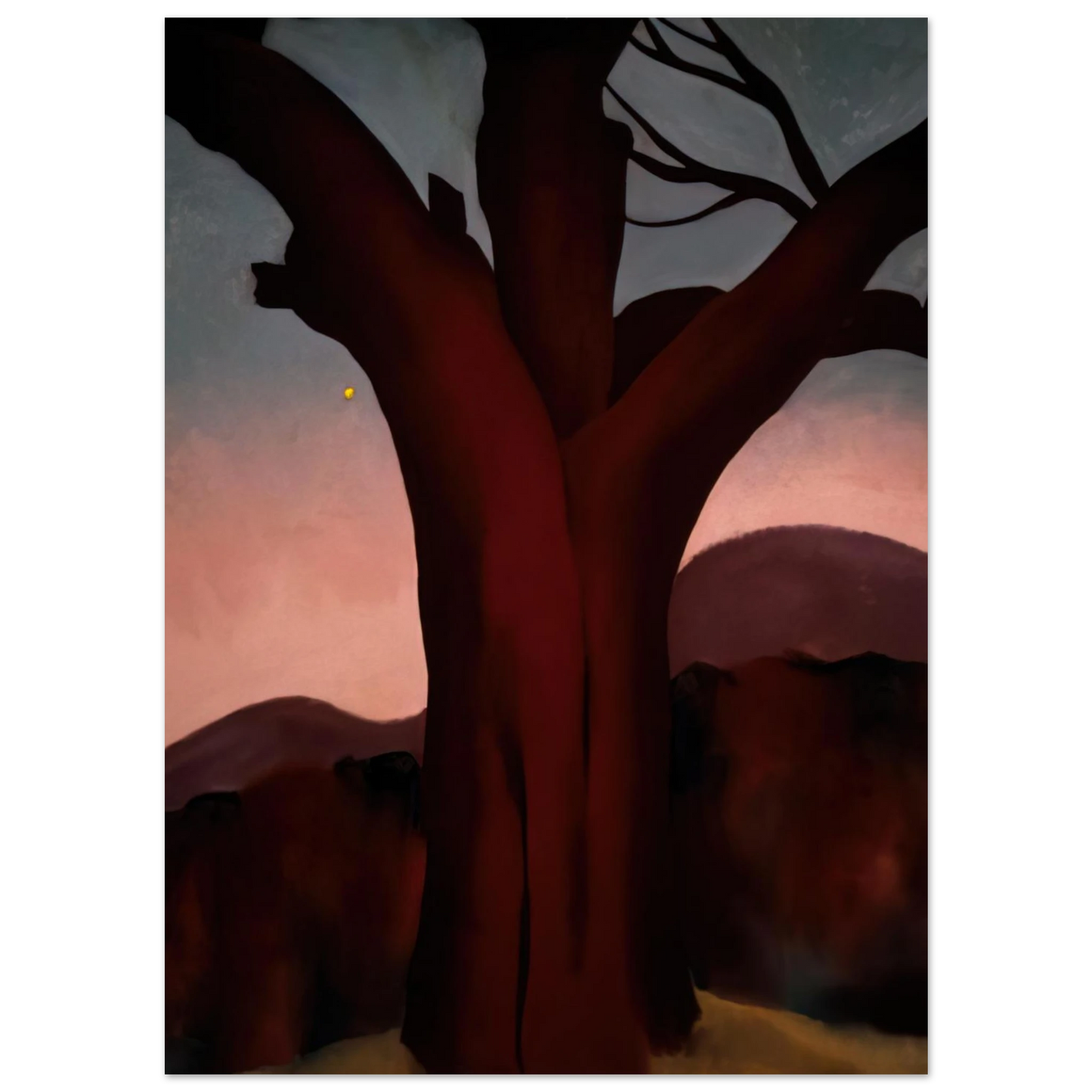 Georgia O'Keeffe - Autumn Trees - Chestnut Tree Fine Art Poster