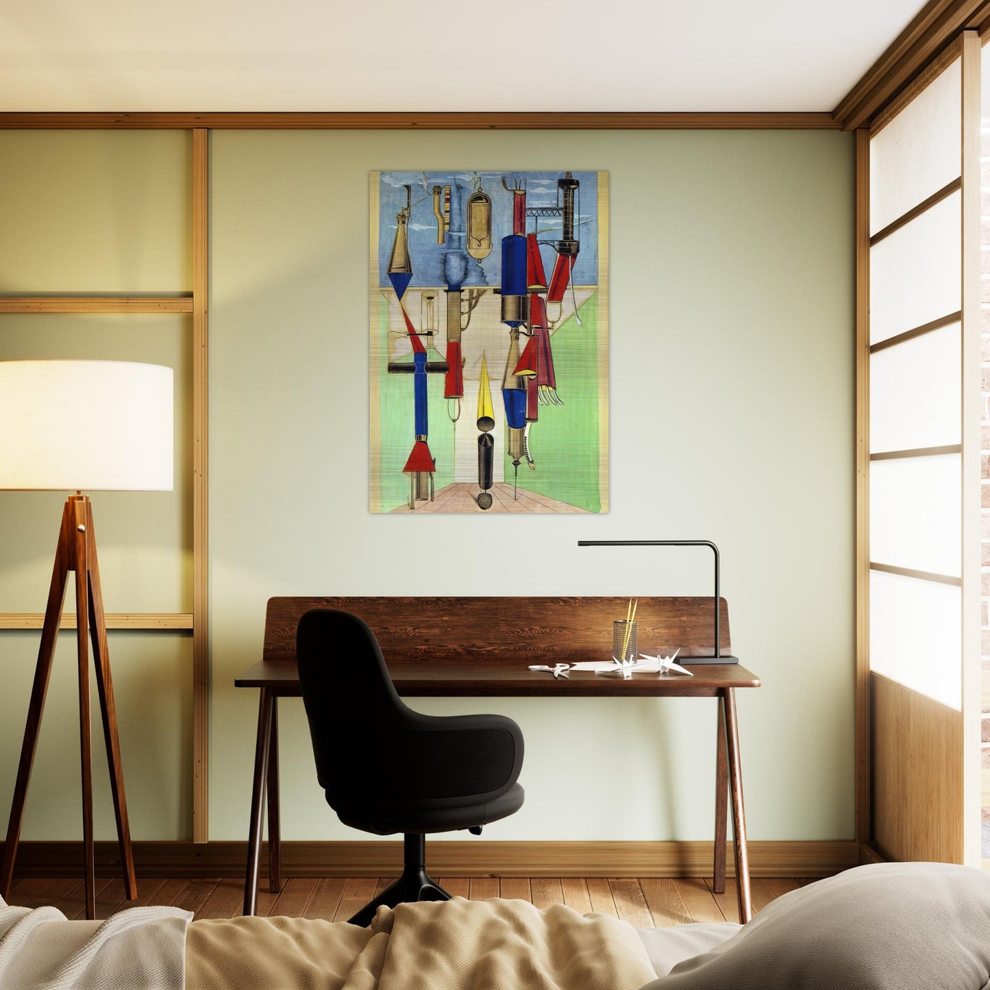Hydrometric Demonstration - Max Ernst Brushed Aluminum Print - 70x100 cm / 28x40 inches | Max Ernst Aluminum Print | Max Ernst Prints