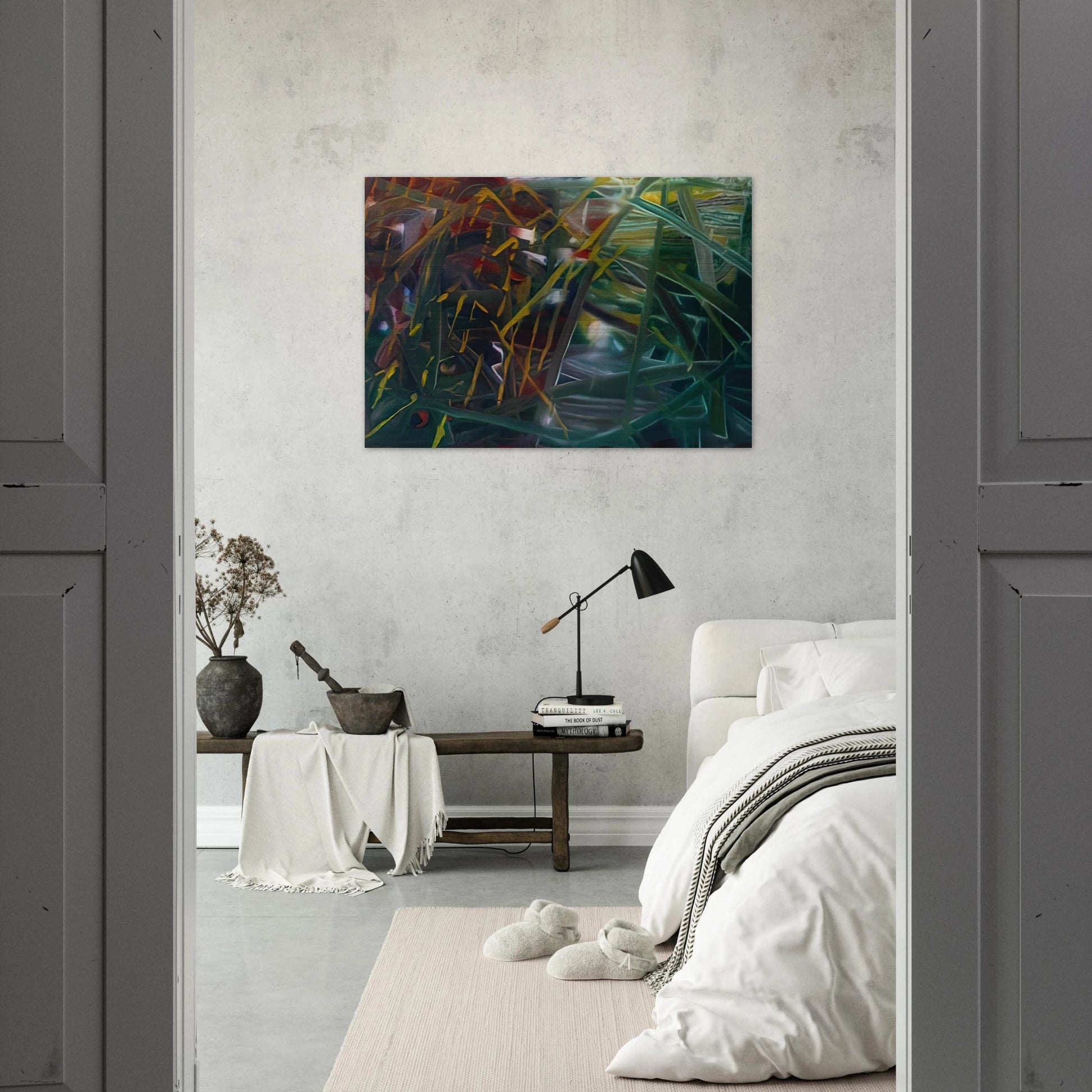 ABSTRACT PAINTING NO 439 - Gerhard Richter Brushed Aluminum Print - 70x100 cm / 28x40 inches | Gerhard Richter Aluminum Print | Gerhard Richter Prints