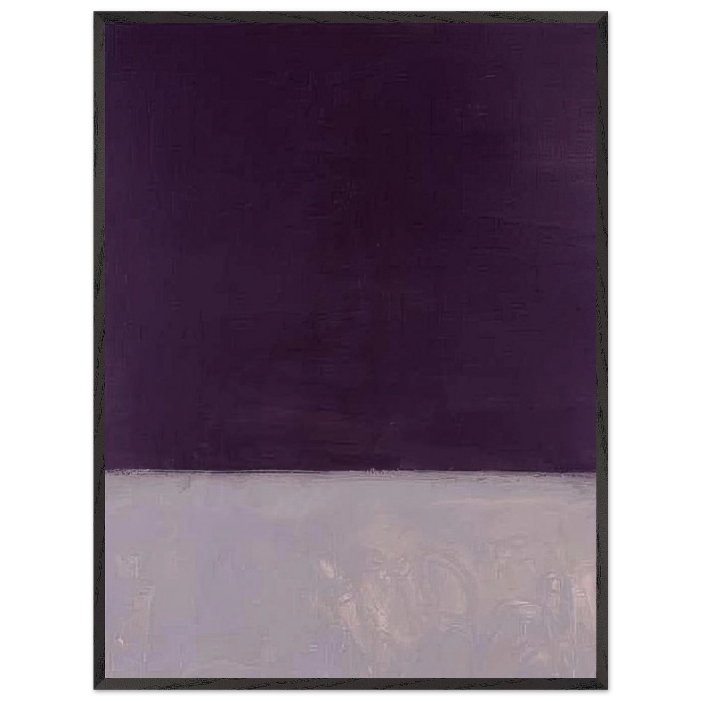 Mark Rothko - Untitled Black and Gray - 1970 Wall Art - 30x40 cm / 12x16 inches - Premium Wooden Framed Poster With Fine Art Paper-canvas - Black frame