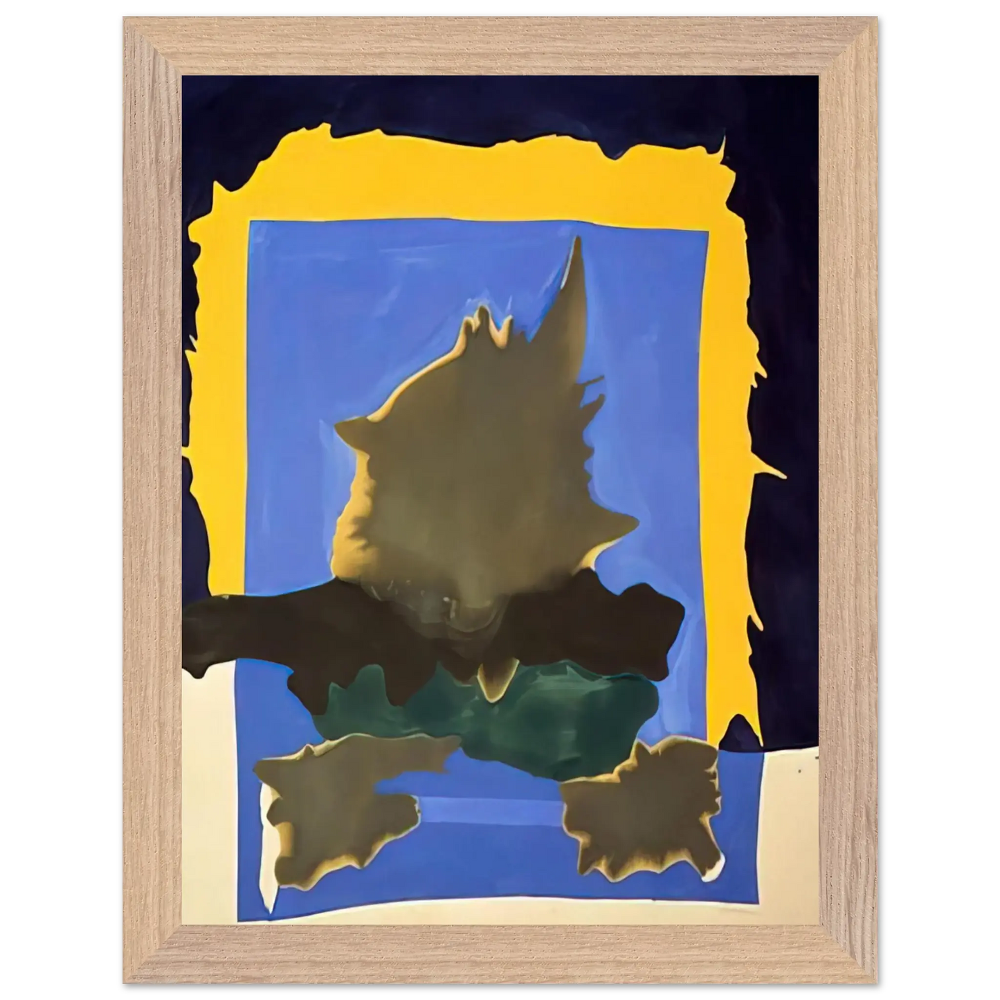 Helen Frankenthaler - Interior Landscape - 1964 Wall art - 70x100 cm / 28x40 Inches - Fine Art Poster - -