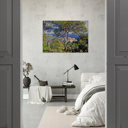 Bordighera - claude monet Brushed Aluminum Print - 70x100 cm / 28x40 inches | claude monet Aluminum Print | claude monet Prints