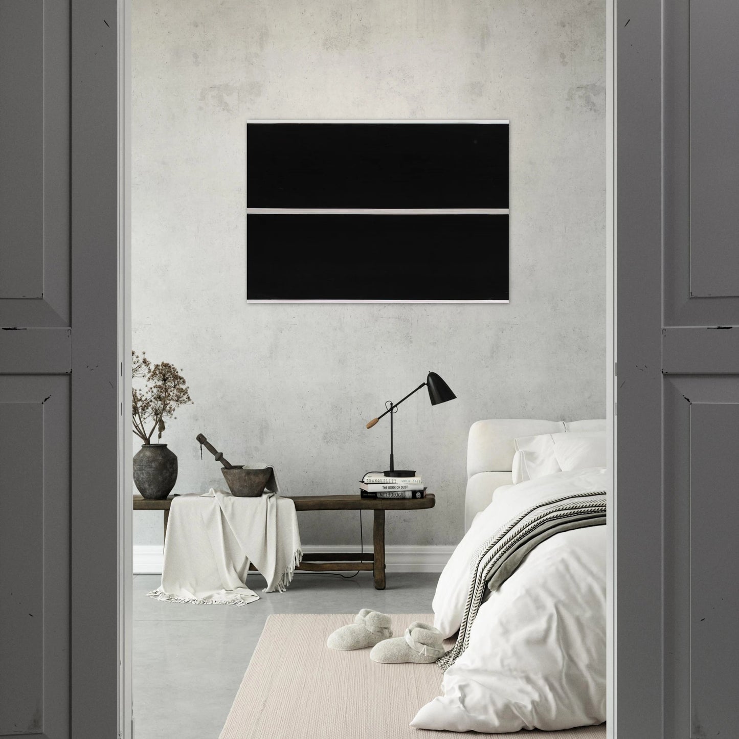 Horizontal Band - Ellsworth Kelly Brushed Aluminum Print - 70x100 cm / 28x40 inches | Ellsworth Kelly Aluminum Print | Ellsworth Kelly Prints