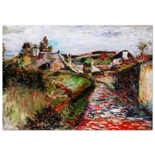 VIEW OF BELLE ILE 1897 - Henri Matisse Brushed Aluminum Print - 70x100 cm / 28x40 inches | Henri Matisse Aluminum Print | Henri Matisse Prints