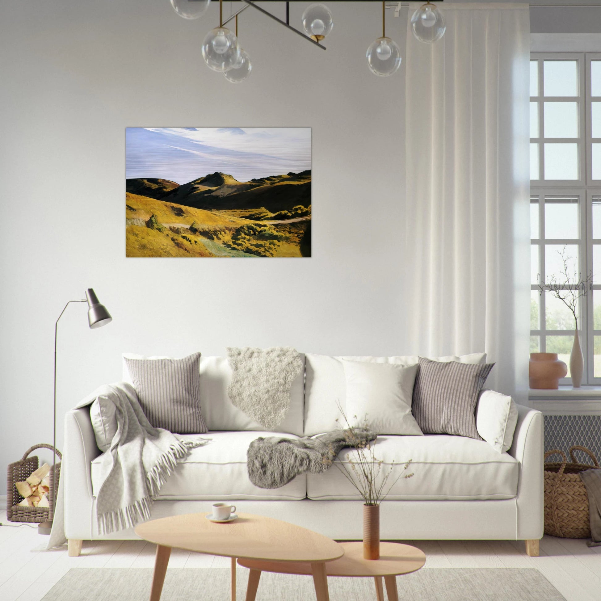 The Camel s Hump - Edward Hopper Brushed Aluminum Print - 70x100 cm / 28x40 inches | Edward Hopper Aluminum Print | Edward Hopper Prints
