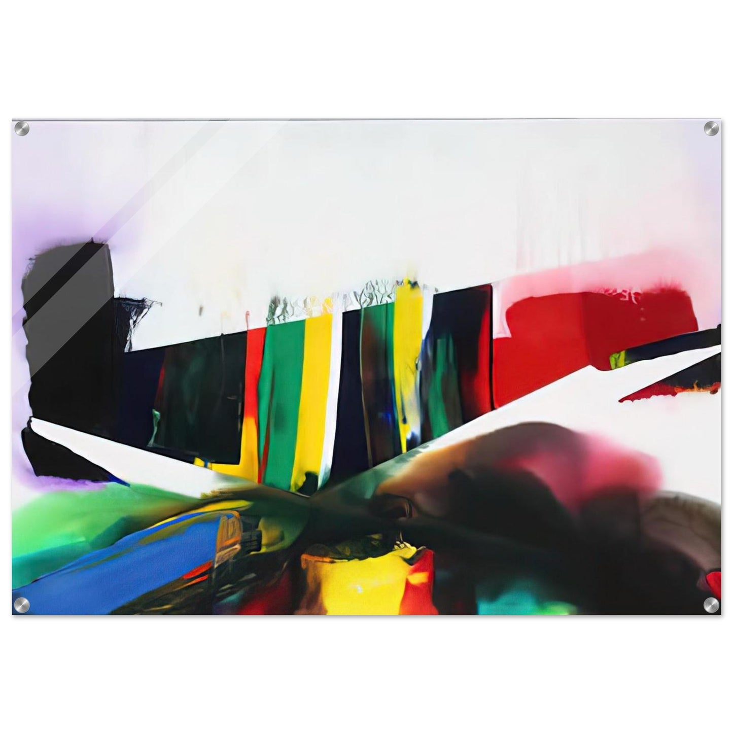 Phenomena Cave of the Prism Winds Year - Paul Jenkins Acrylic Print - 70x100 cm / 28x40″ inches