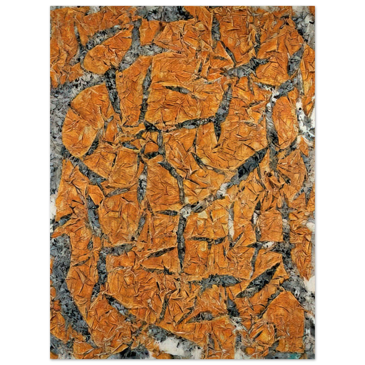 Simon Hantai - Mariale, MD 4, sÃƒÂ©rie le manteau de la Vierge - 1962  75x100 cm / 30x40inches Fine Art Poster