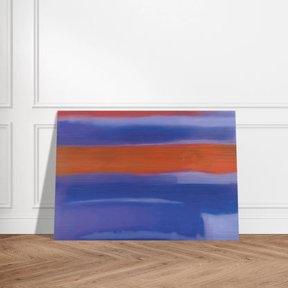UNTITLED 1980 - Esteban Vicente Brushed Aluminum Print - 70x100 cm / 28x40 inches | Esteban Vicente Aluminum Print | Esteban Vicente Prints