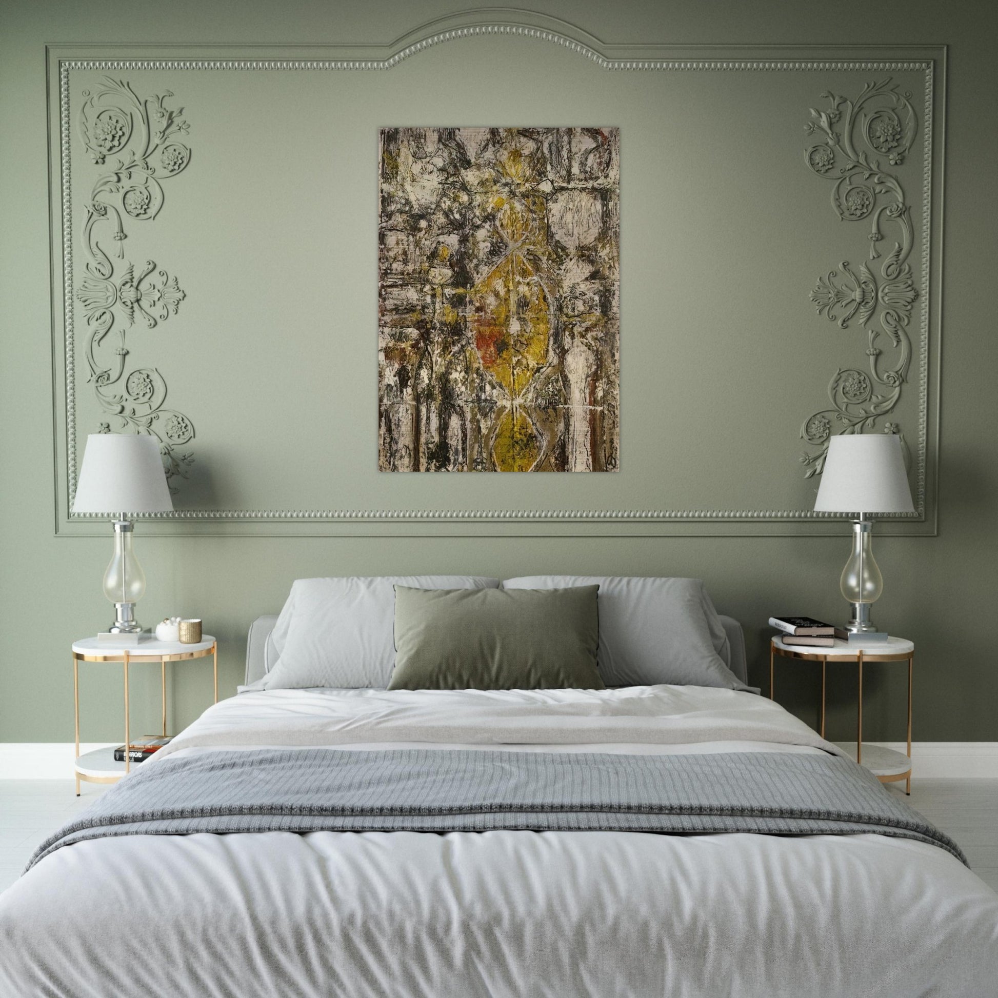 Cascella II - 1952 - Richard Pousette-Dart Brushed Aluminum Print - 70x100 cm / 28x40 inches | Richard Pousette-Dart Aluminum Print | Richard Pousette-Dart Prints