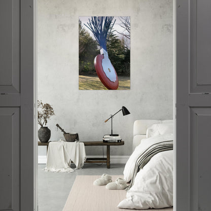 TYPEWRITER ERASER SCALE X COLLABORATION WITH VAN BRUGGEN 1999 - Claes Oldenburg Brushed Aluminum Print - 70x100 cm / 28x40 inches | Claes Oldenburg Aluminum Print | Claes Oldenburg Prints