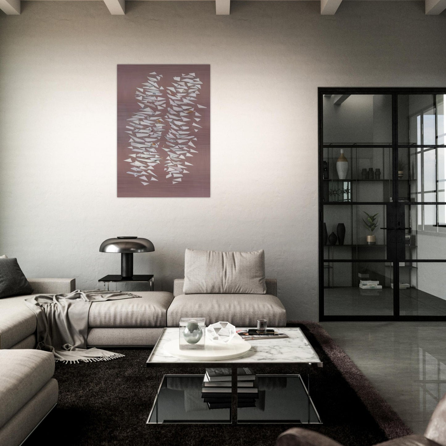 Light Vertical - 2006 - Robert Goodnough Brushed Aluminum Print - 70x100 cm / 28x40 inches | Robert Goodnough Aluminum Print | Robert Goodnough Prints