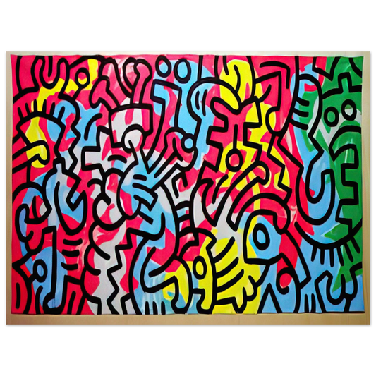 Keith Haring - UNTITLED 1987  75x100 cm / 30x40inches Fine Art Poster