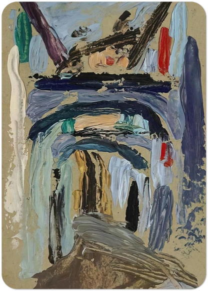 GASSE MIT TORBOGEN By Gabriele Munter Pack of 10 Post Cards | Gabriele Munter Post Cards | A6 (10.5 x 14.8 cm) - 4.1 x 5.8 inches