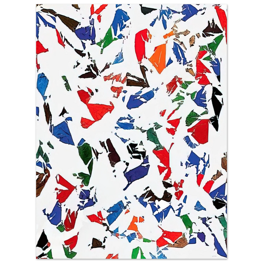 Simon Hantai - Blancs - 1973  75x100 cm / 30x40inches Fine Art Poster