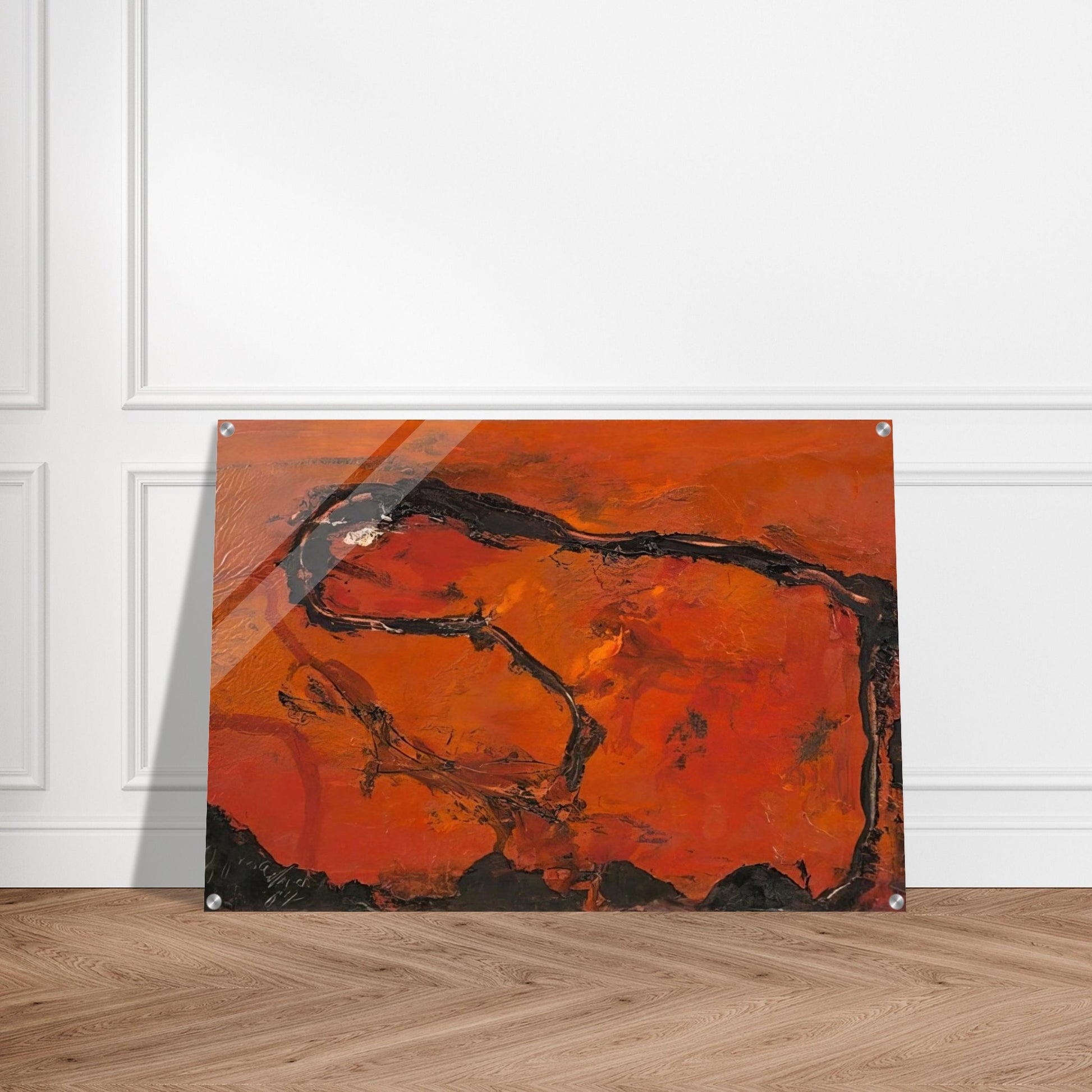 Pega - 1964 - Emil Schumacher Acrylic Print - 70x100 cm / 28x40″ inches