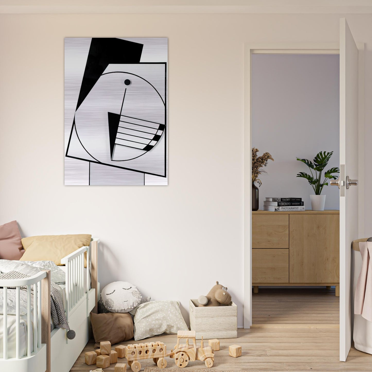 Rythme 3 - 1995 - Carmelo Arden Quin Brushed Aluminum Print - 70x100 cm / 28x40 inches | Carmelo Arden Quin Aluminum Print | Carmelo Arden Quin Prints