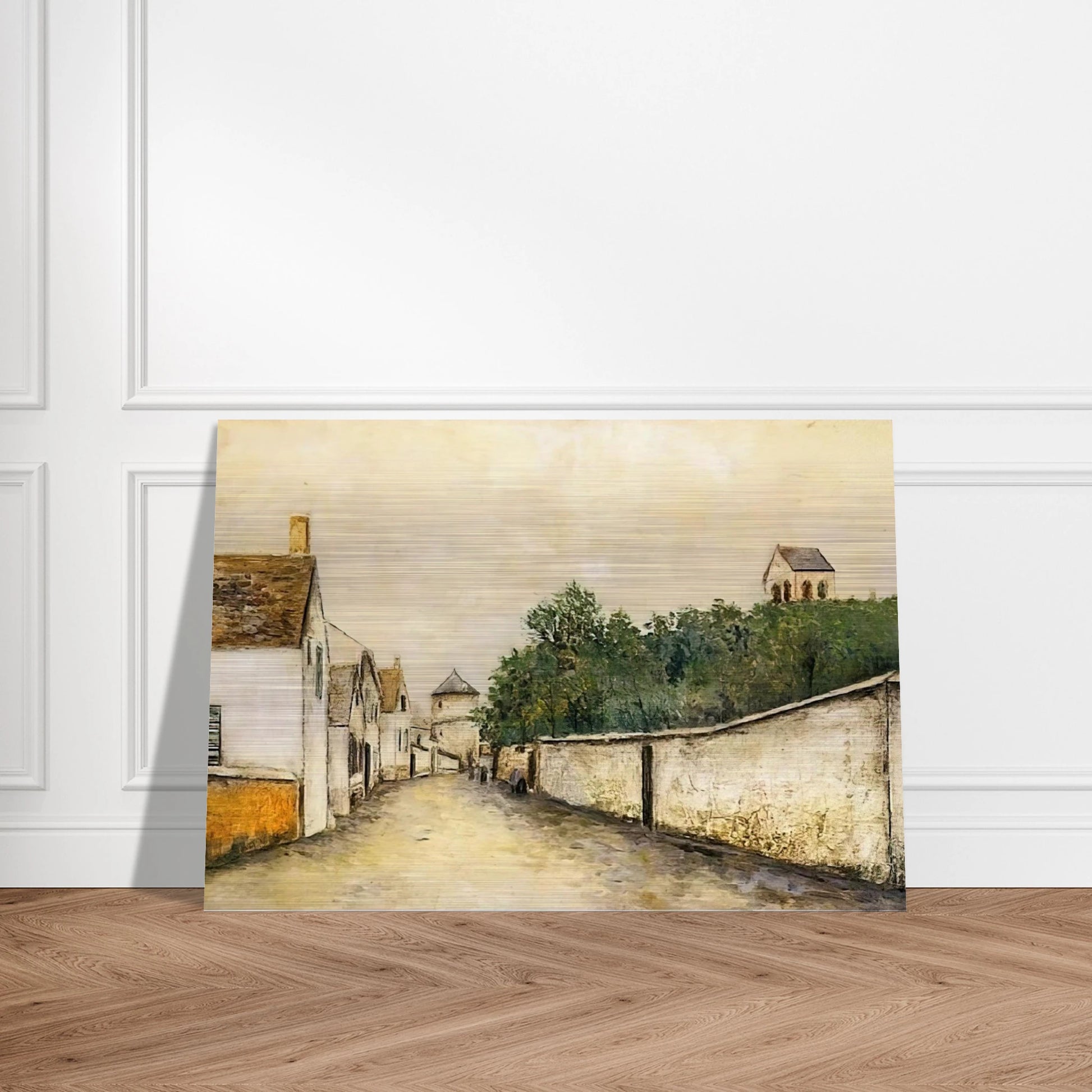 LANDSCAPE - Maurice Utrillo Brushed Aluminum Print - 70x100 cm / 28x40 inches | Maurice Utrillo Aluminum Print | Maurice Utrillo Prints
