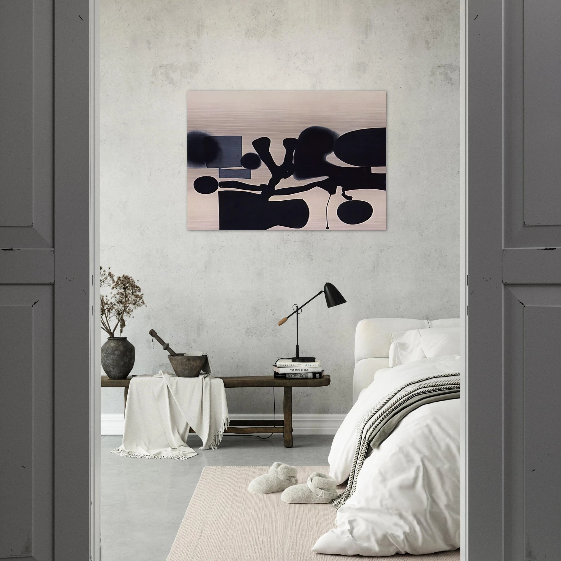 HARMONY OF OPPOSITES 1986 - Victor Pasmore Brushed Aluminum Print - 70x100 cm / 28x40 inches | Victor Pasmore Aluminum Print | Victor Pasmore Prints