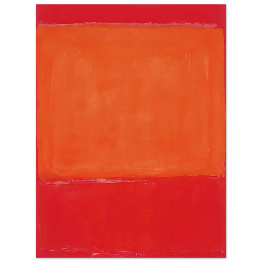 Mark Rothko - Ochre and Red on Red - 1957 Wall Art - 21x29.7 cm / 8x12" - Fine Art Poster-canvas - -