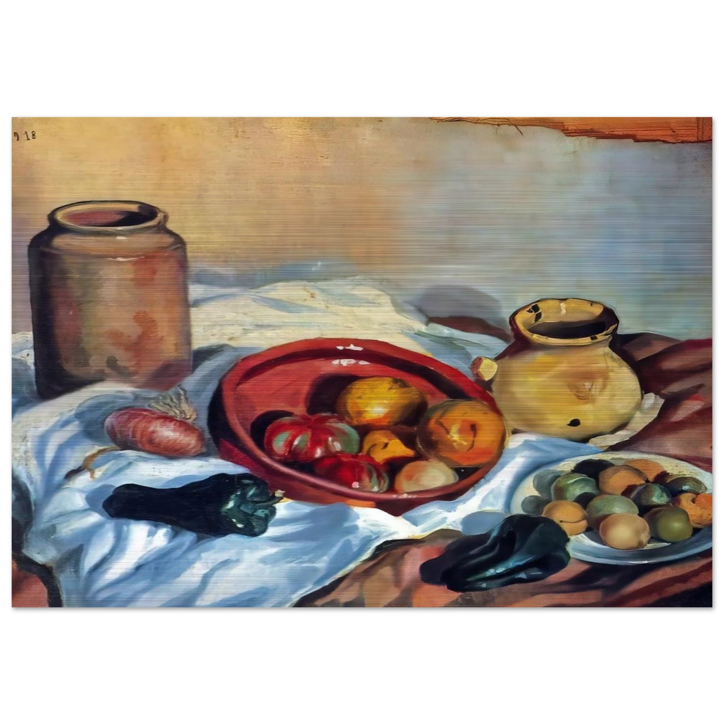 STILL LIFE - Salvador Dali Brushed Aluminum Print - 70x100 cm / 28x40 inches | Salvador Dali Aluminum Print | Salvador Dali Prints