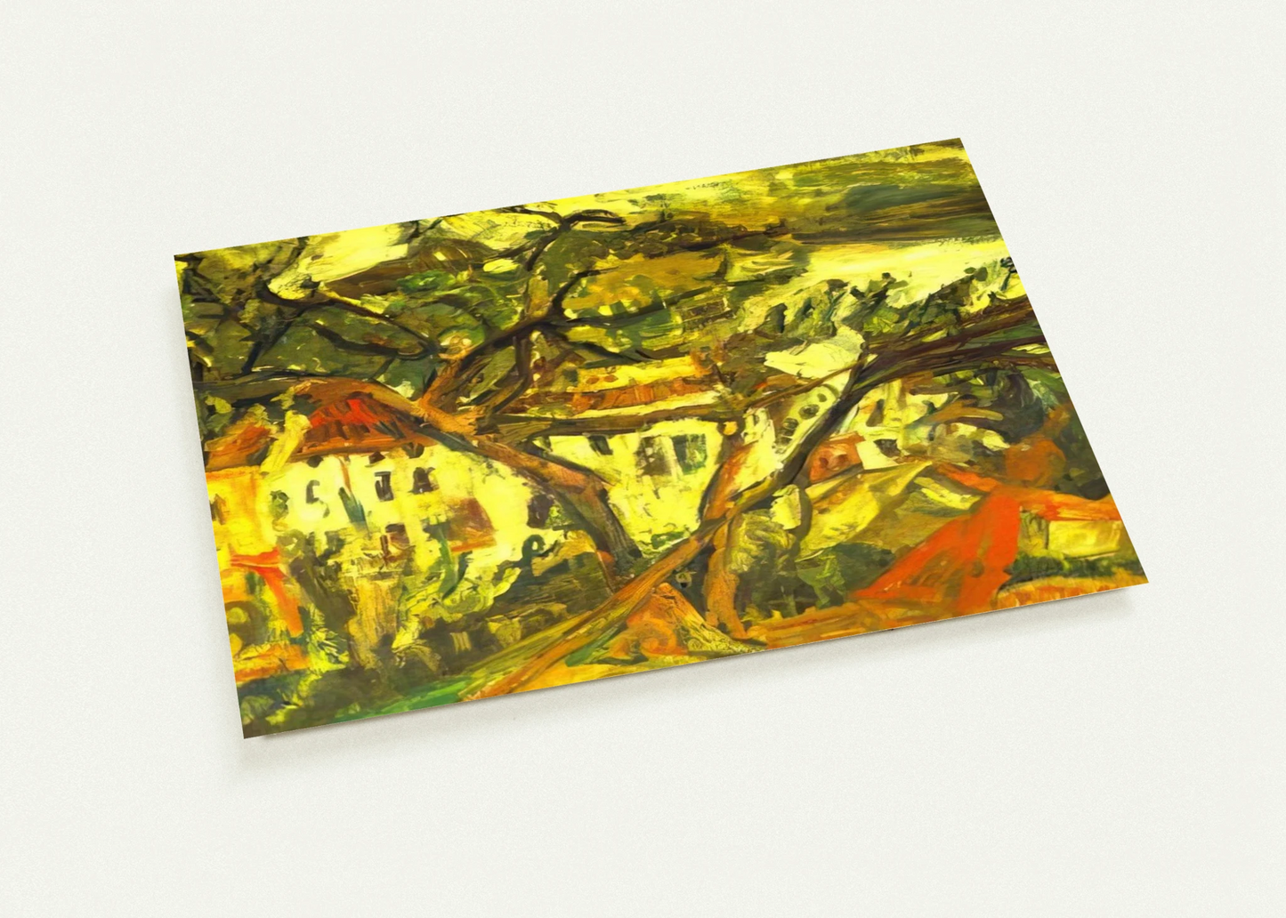 LANDSCAPE OF THE SOUTH OF FRANCE By Chaim Soutine Pack of 10 Post Cards | Chaim Soutine Post Cards | A6 (10.5 x 14.8 cm) - 4.1 x 5.8 inches