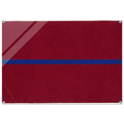 Blue and Red from the series Line Form Color - Ellsworth Kelly Acrylic Print - 70x100 cm / 28x40″ inches