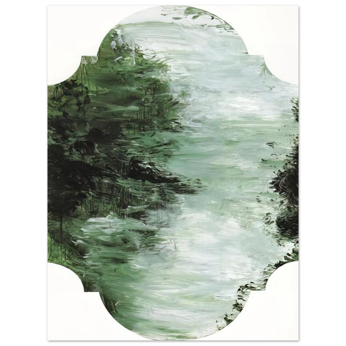 Cy Twombly - Untitled Part VI  75x100 cm / 30x40inches Fine Art Poster