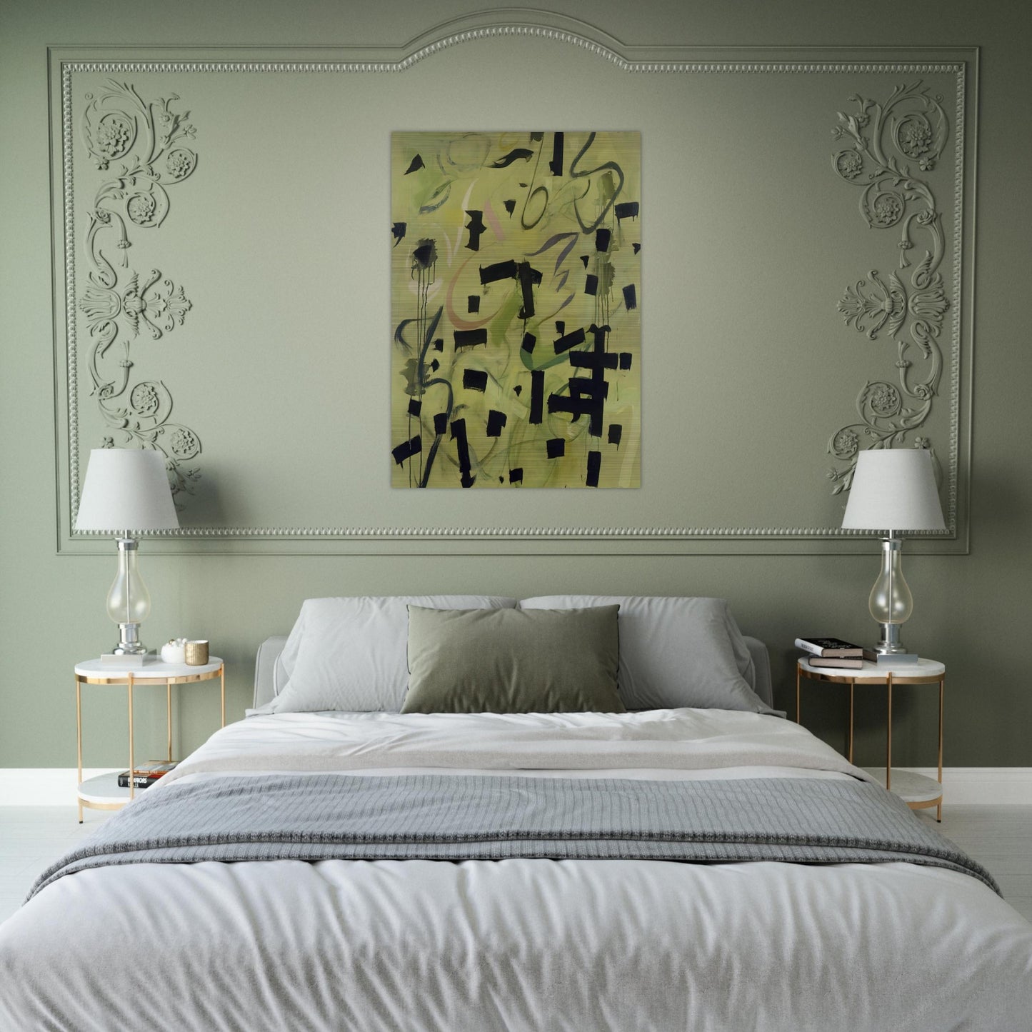 Number 12 - 1949 - Bradley Walker Tomlin Brushed Aluminum Print - 70x100 cm / 28x40 inches | Bradley Walker Tomlin Aluminum Print | Bradley Walker Tomlin Prints