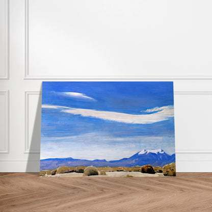 THE CLOUD COACHELLA VALLEY CALIFORNIA 1940 - Maynard Dixon Brushed Aluminum Print - 70x100 cm / 28x40 inches | Maynard Dixon Aluminum Print | Maynard Dixon Prints