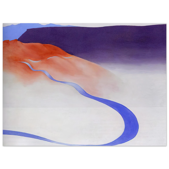 Georgia O'Keeffe - Road to the Ranch  75x100 cm / 30x40inches Fine Art Poster