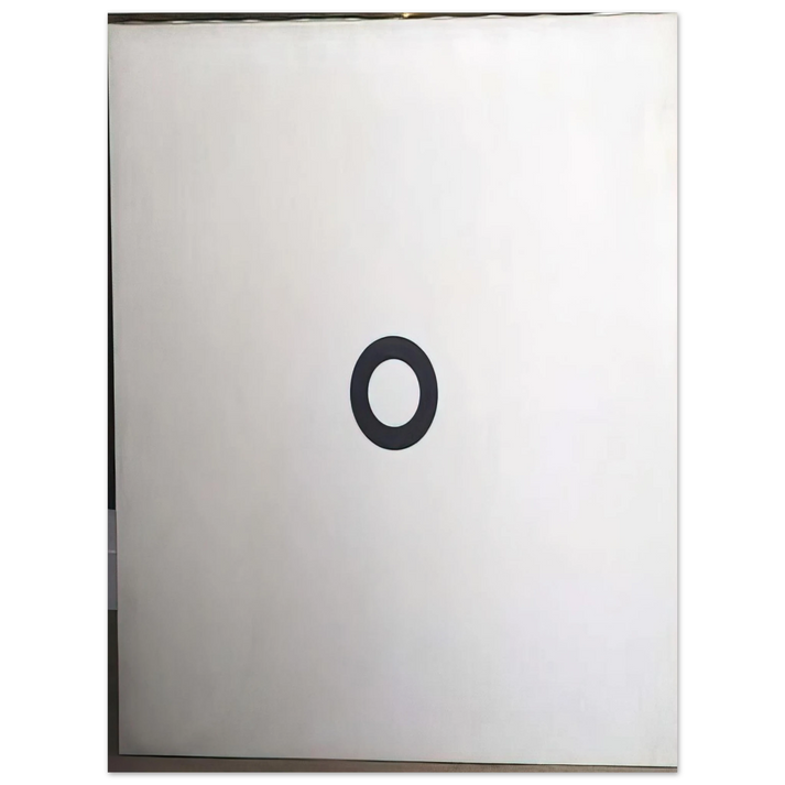 Daniel Buren - Cercle noir sur fond blanc - 1967  75x100 cm / 30x40inches Fine Art Poster