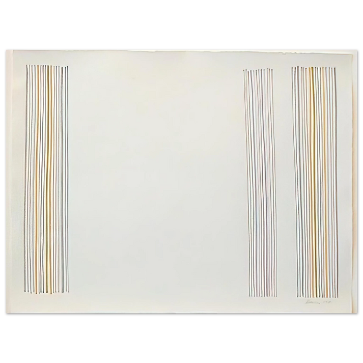 Gene Davis - Untitled - 1981  75x100 cm / 30x40inches Fine Art Poster
