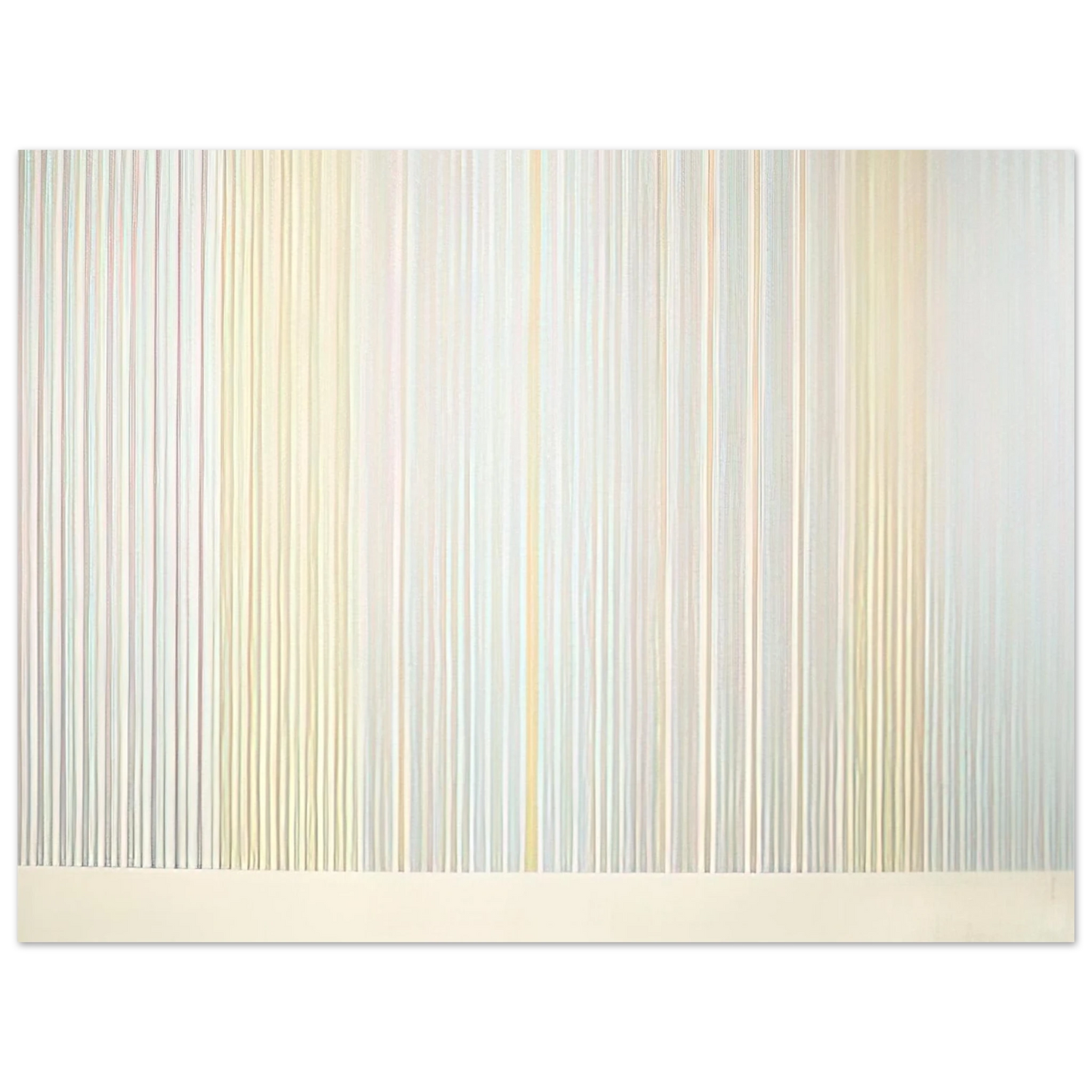 Gene Davis - Renoir's Curtain - 1977  75x100 cm / 30x40inches Fine Art Poster