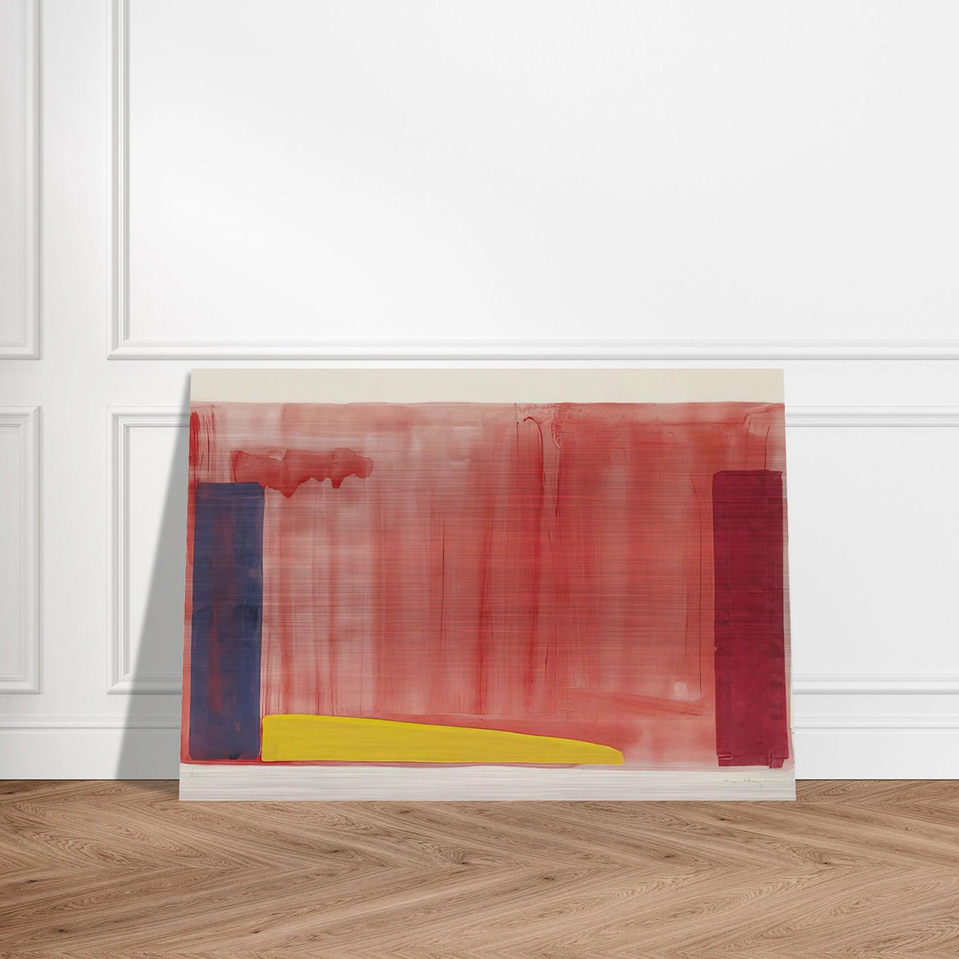 Untitled - Color Field Painting - John Hoyland Brushed Aluminum Print - 70x100 cm / 28x40 inches | John Hoyland Aluminum Print | John Hoyland Prints
