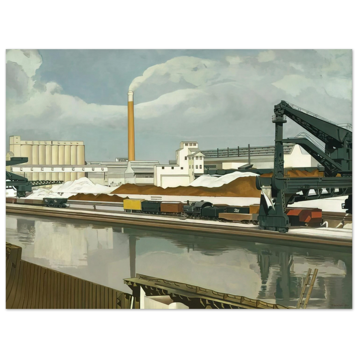 Charles Sheeler - American Landscape - 1930  75x100 cm / 30x40inches Fine Art Poster