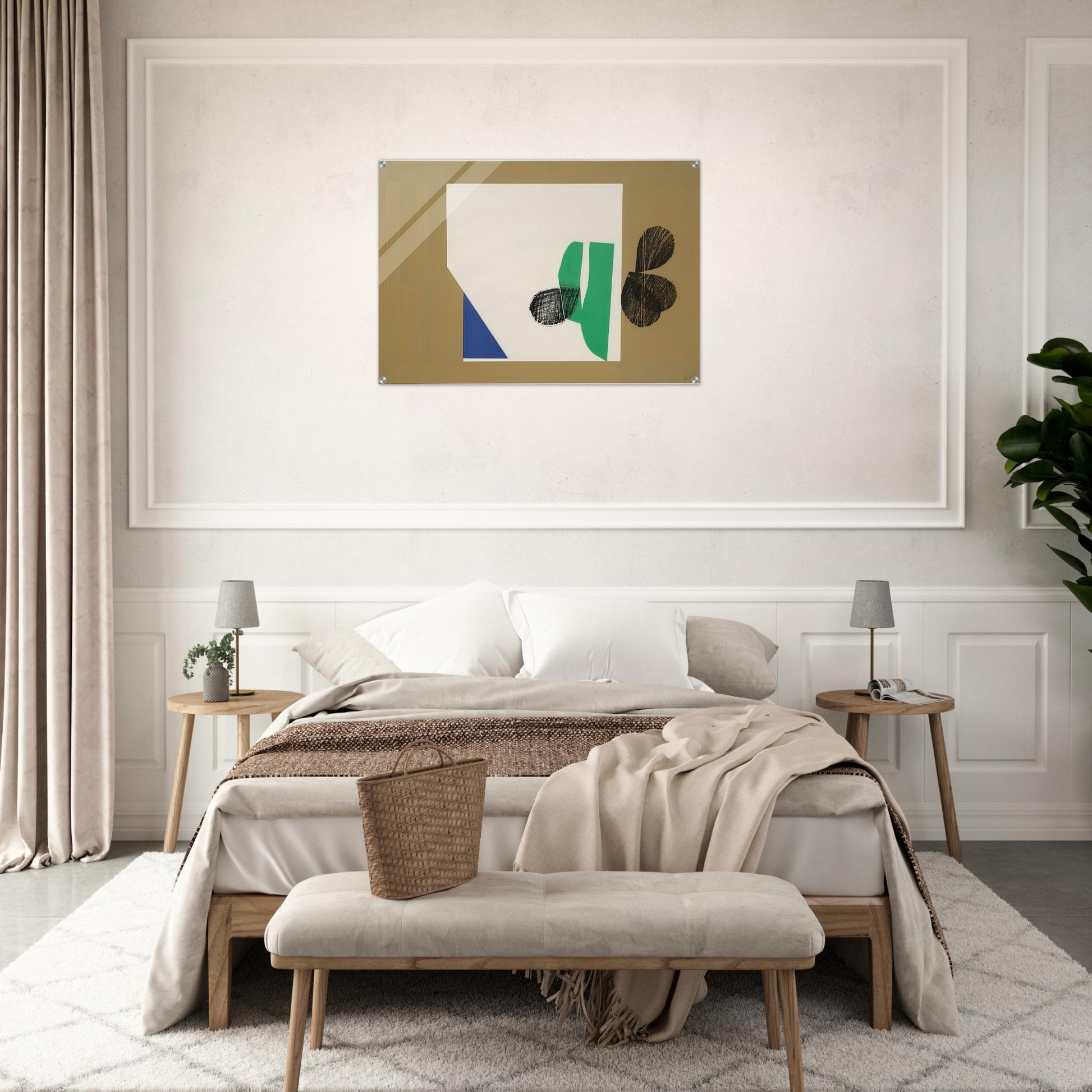 Enter Laughing - 1964 - Howard Hodgkin Acrylic Print - 70x100 cm / 28x40″ inches