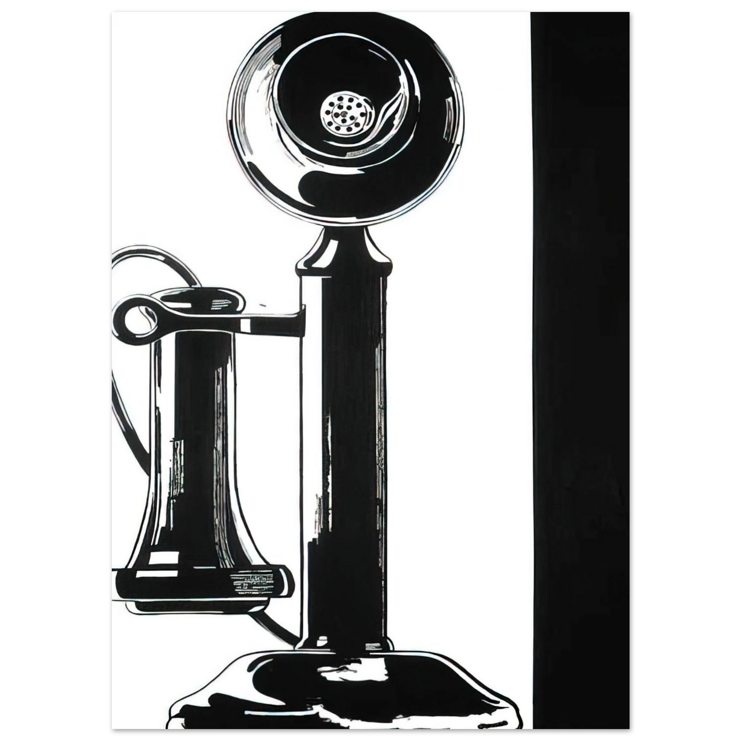 Andy Warhol - Telephone Fine Art Poster