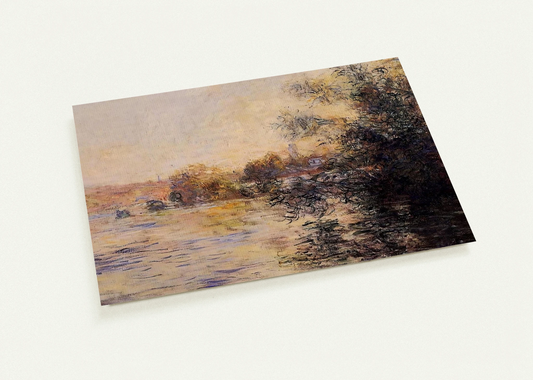 Evening Effect of the Seine By claude monet Pack of 10 Post Cards | claude monet Post Cards | A6 (10.5 x 14.8 cm) - 4.1 x 5.8 inches