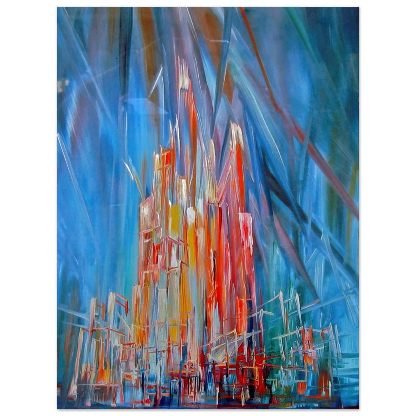 Konrad Zuse - Untitled - Kitsch  75x100 cm / 30x40inches Fine Art Poster
