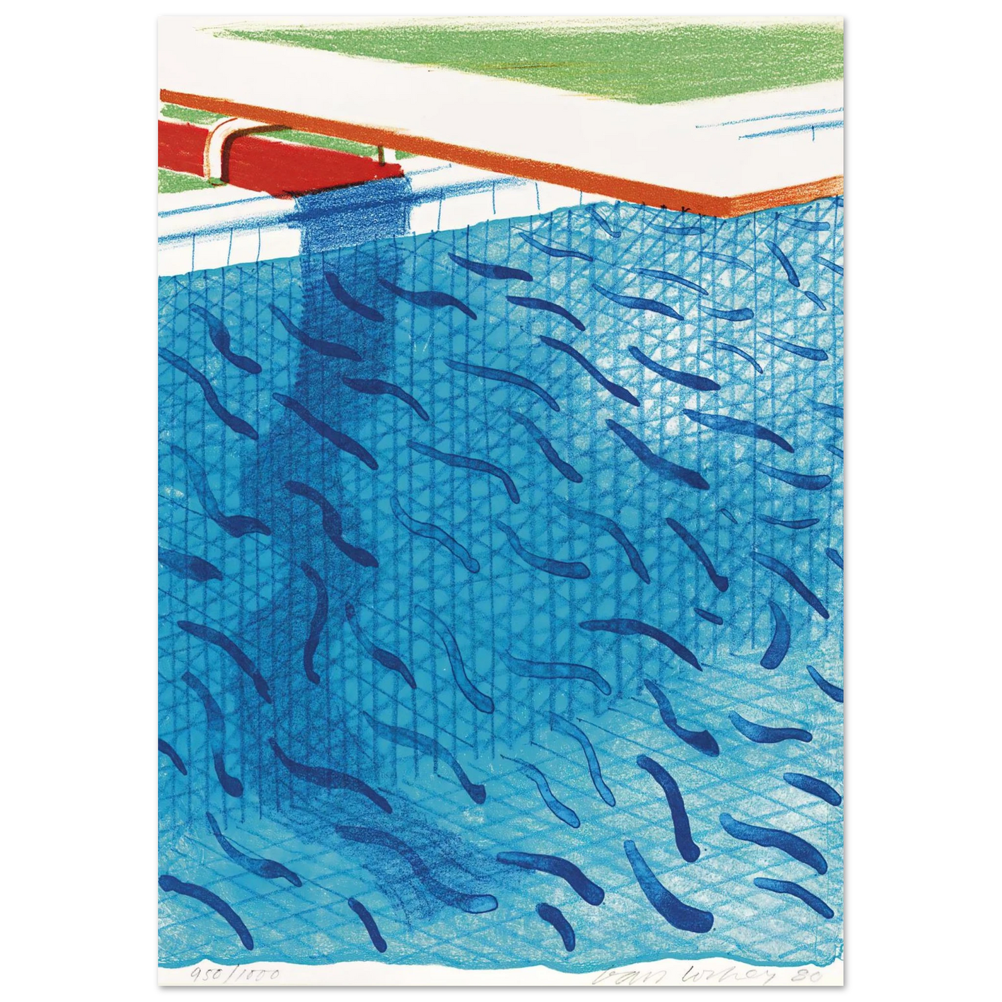 David Hockney - David Hockney Wall art - 45x60 cm / 18x24 inches - Fine Art Poster-canvas - -