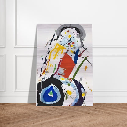 untitled  sfe081  - Sam Francis Brushed Aluminum Print - 70x100 cm / 28x40 inches | Sam Francis Aluminum Print | Sam Francis Prints