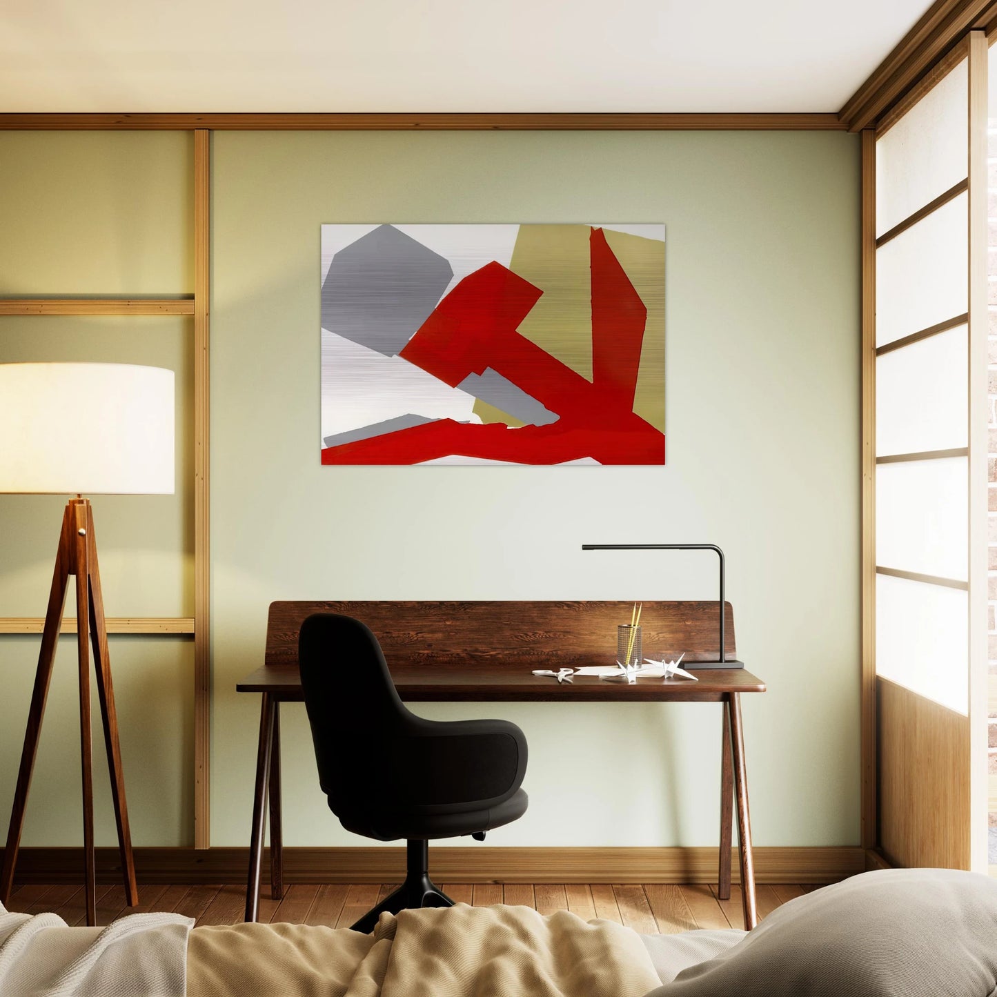 Hammer and Sickle  Special Edition  - Andy Warhol Brushed Aluminum Print - 70x100 cm / 28x40 inches | Andy Warhol Aluminum Print | Andy Warhol Prints
