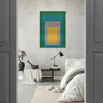 HOMAGE TO THE SQUARE APPARITION 1959 - Josef Albers Brushed Aluminum Print - 70x100 cm / 28x40 inches | Josef Albers Aluminum Print | Josef Albers Prints