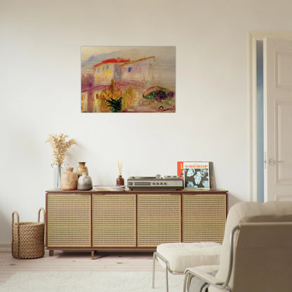 Le Poste at Cagnes study - Pierre-Auguste Renoir Brushed Aluminum Print - 70x100 cm / 28x40 inches | Pierre-Auguste Renoir Aluminum Print | Pierre-Auguste Renoir Prints