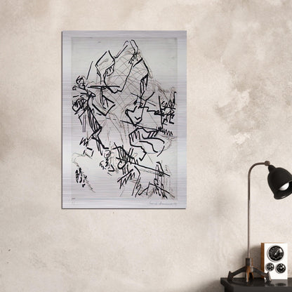 TREE AT TRETIRE II - Frank Auerbach Brushed Aluminum Print - 70x100 cm / 28x40 inches | Frank Auerbach Aluminum Print | Frank Auerbach Prints