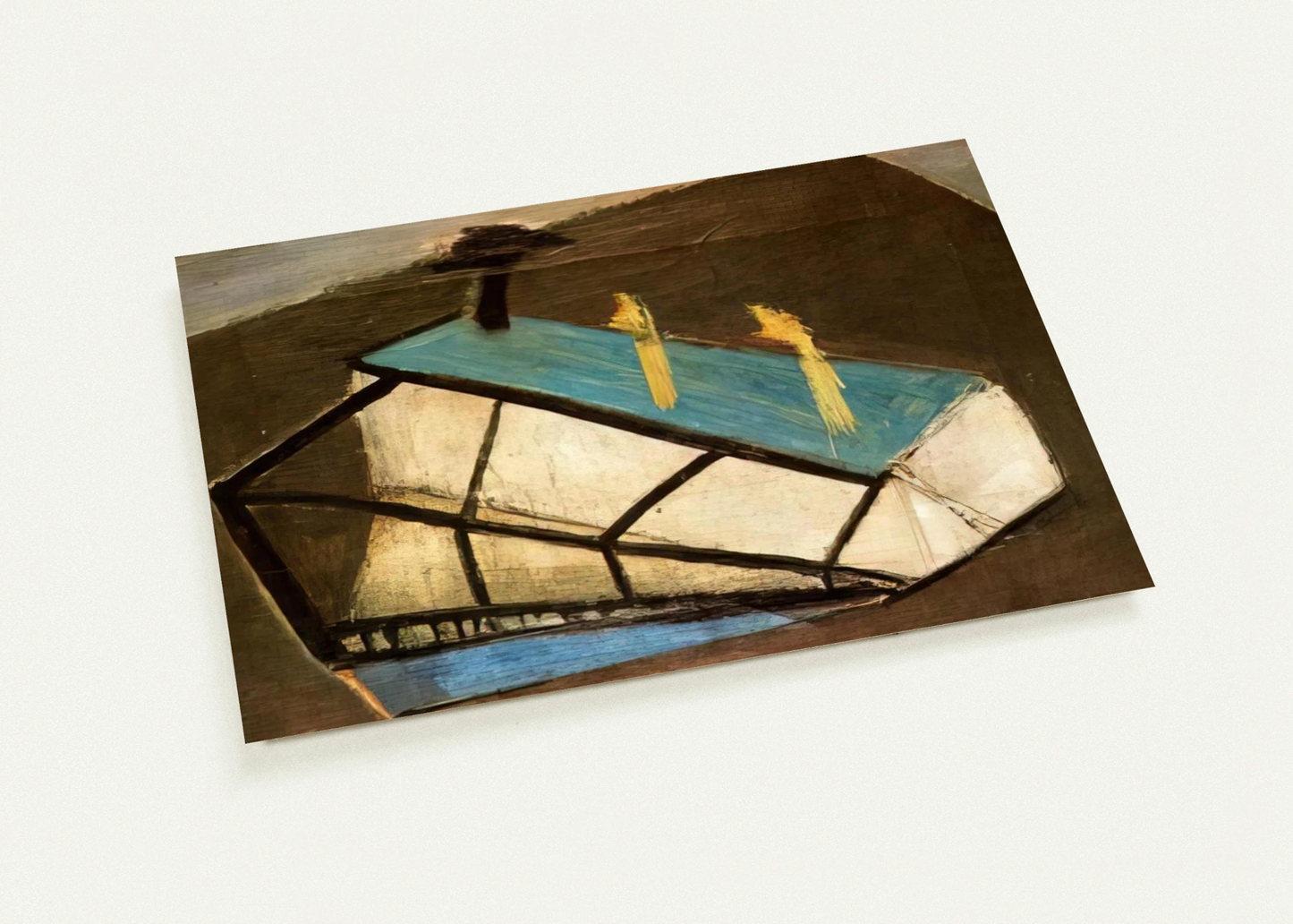 Cedar - 1932 By Maria Helena Vieira da Silva Pack of 10 Post Cards | Maria Helena Vieira da Silva Post Cards | A6 (10.5 x 14.8 cm) - 4.1 x 5.8 inches